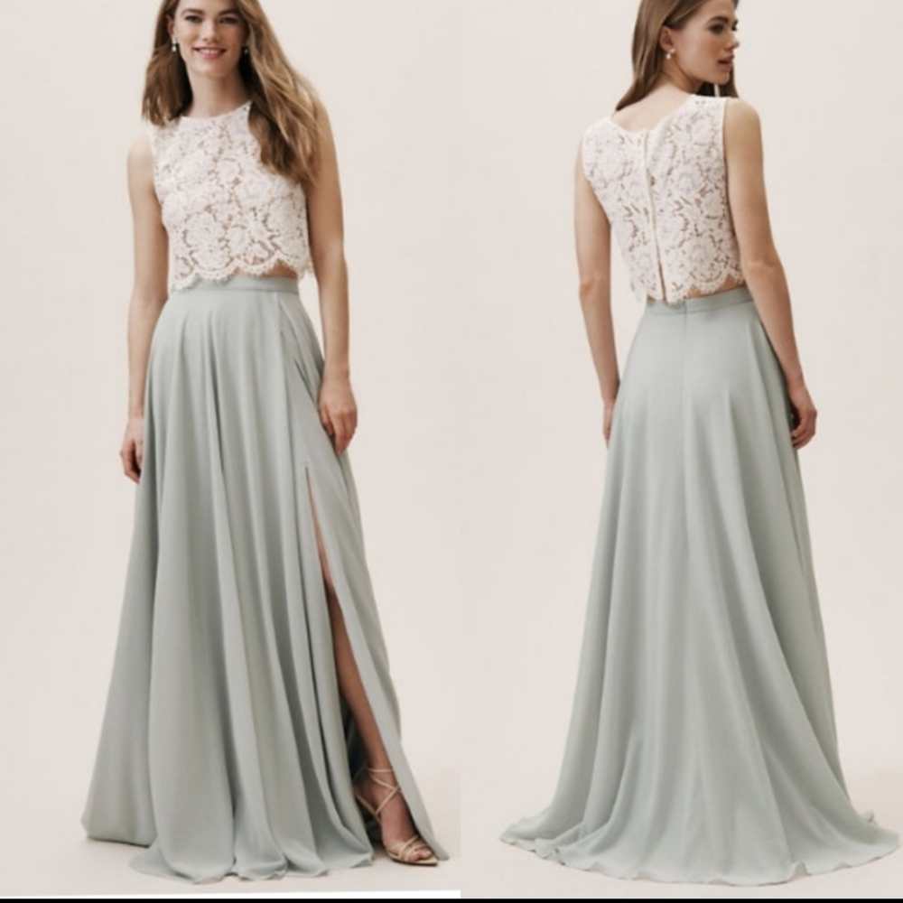NWOT BHLDN Chateau Maxi Skirt - Elegant Bridesmaid Skirt